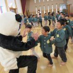 パンダくんとハイタッチ💕