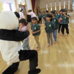 パンダくんとハイタッチ💕