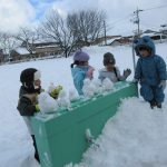 雪だるまも作ろう⛄