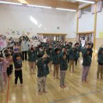 上にのびる～！