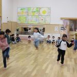 ぞう組3組目。跳ぶスピードが速くてすごいねー！