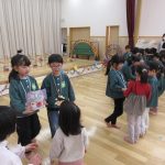 ぞう組さんから鉛筆立てのプレゼントをもらいました！